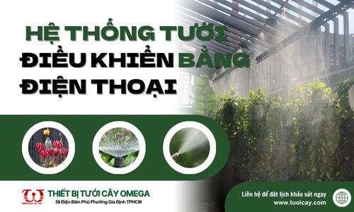 Các bước lắp đặt hệ thống tưới tự động điều khiển bằng điện thoại