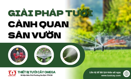 Giải pháp tưới cảnh quan gia đình