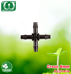 Ngã tư ống 4mm