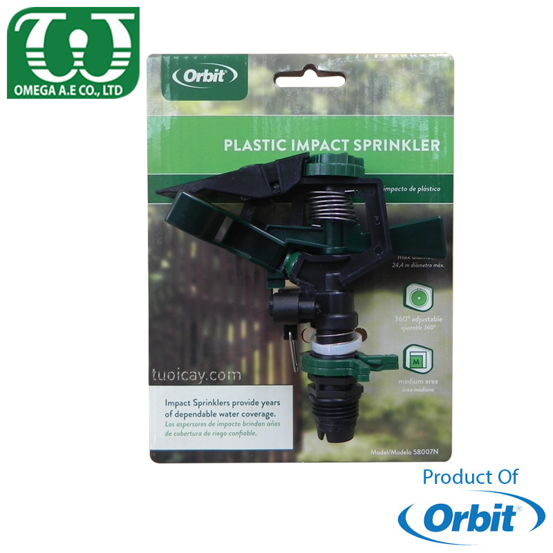 Bộ 06 béc tưới cỏ phun mưa 58007N3