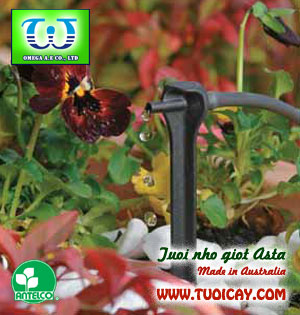 Béc tưới cây nhỏ giọt bù áp Asta Drip1