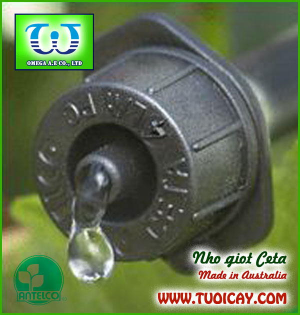 Béc tưới cây nhỏ giọt bù áp Asta Drip4