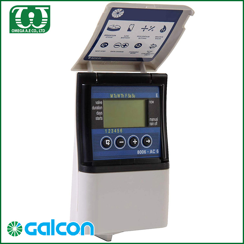 Bộ hẹn giờ tưới 6 khu vực 8006 – Galcon4