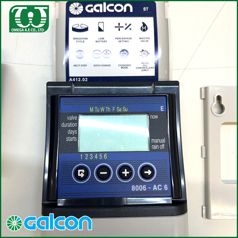 Bộ hẹn giờ tưới 6 khu vực 8006 – Galcon7