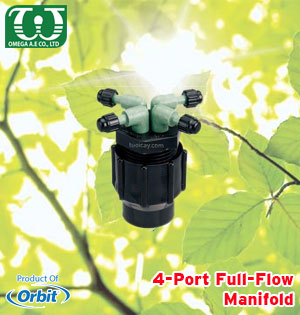 Bộ chia 4 ngõ ren trong 21mm